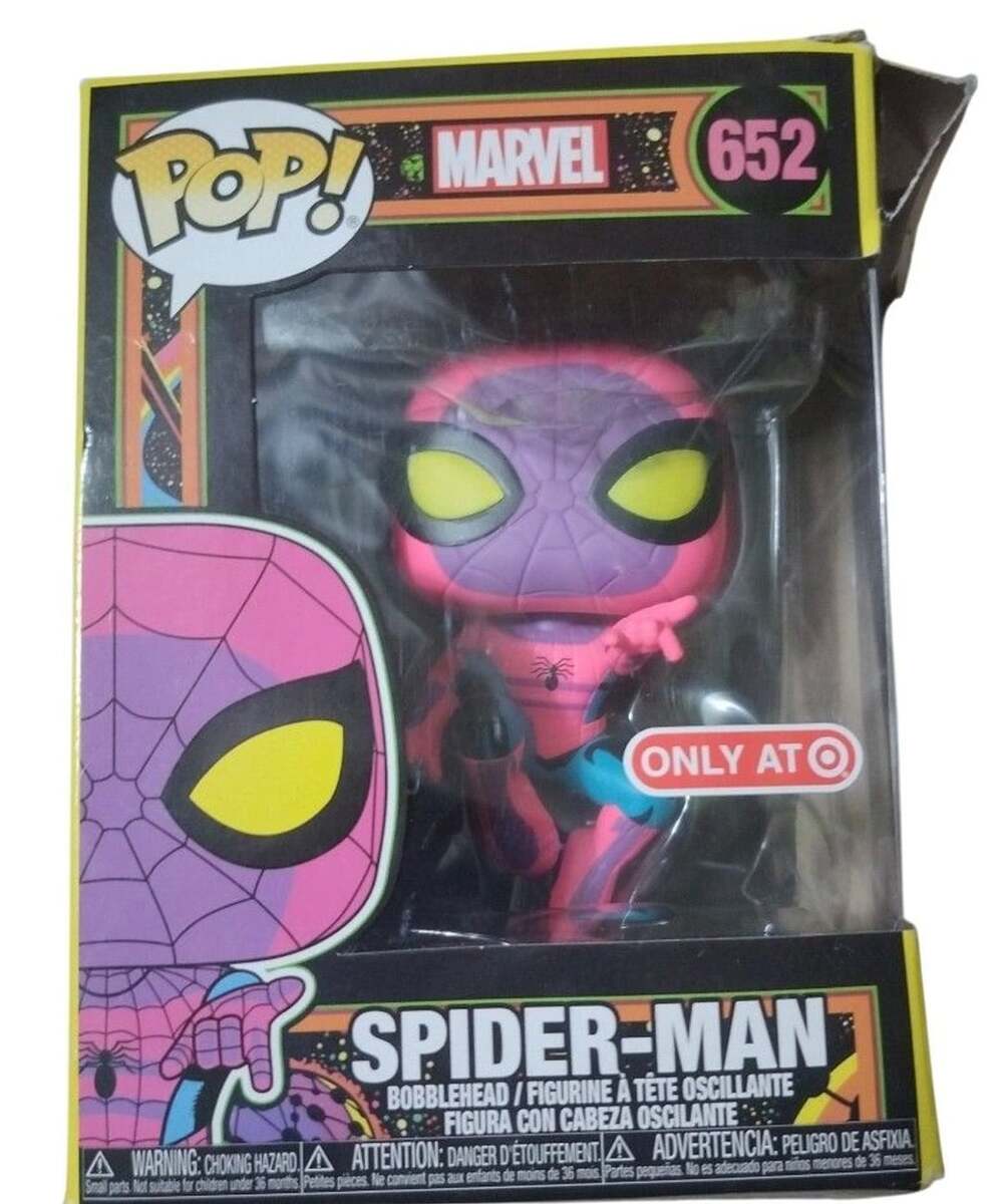 Funko Pop! Marvel Spider-Man #652 Black Light Target Exclusive